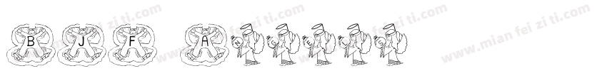 BJF Angels字体转换
